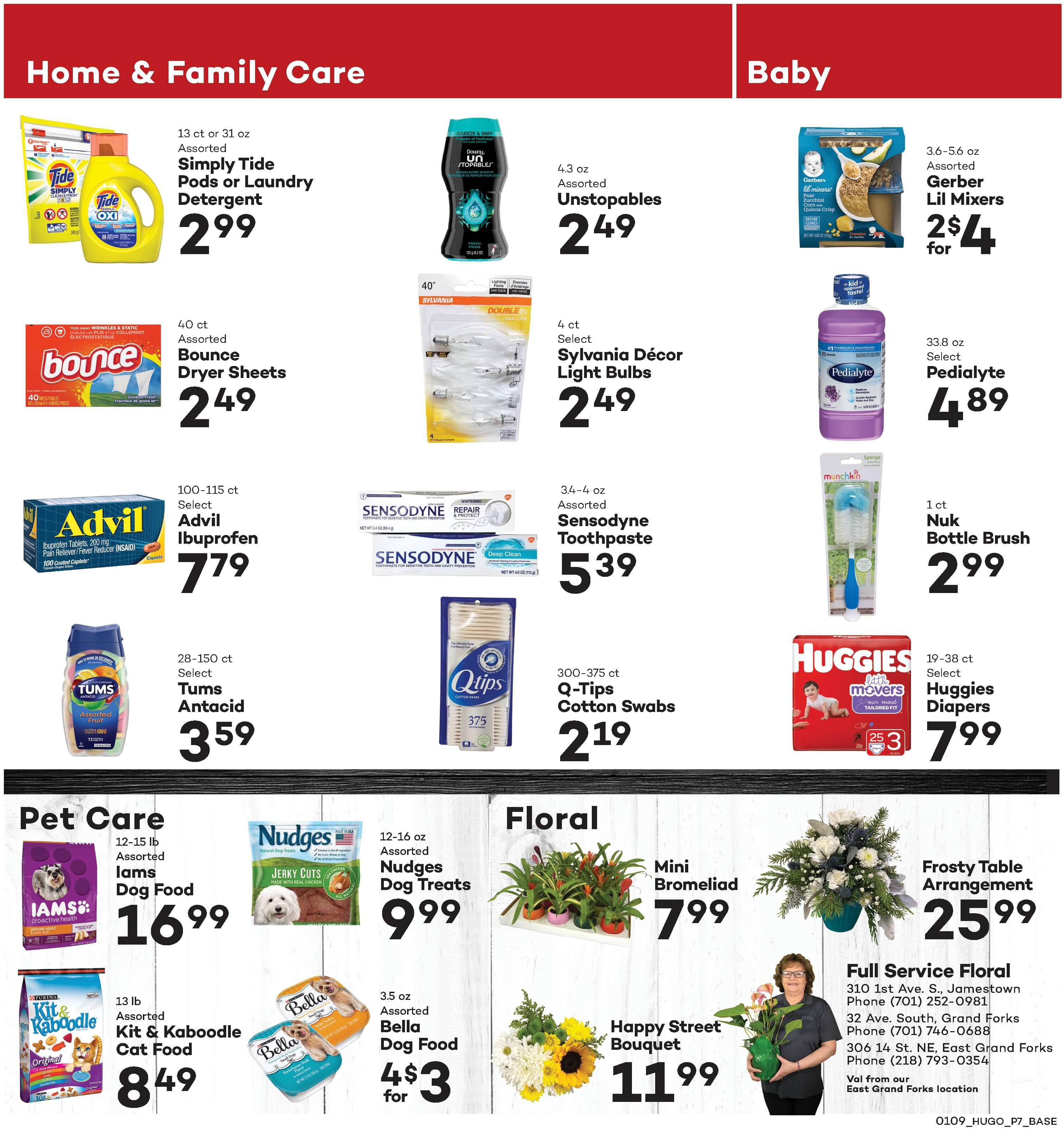 Hugo's Family Marketplace Weekly Ad Flyer January 9 to January 15, 2021