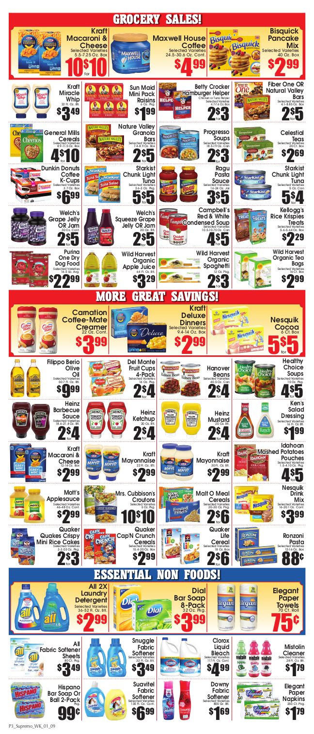 Supremo Food Market Weekly Ad Flyer January 9 to January 22, 2021