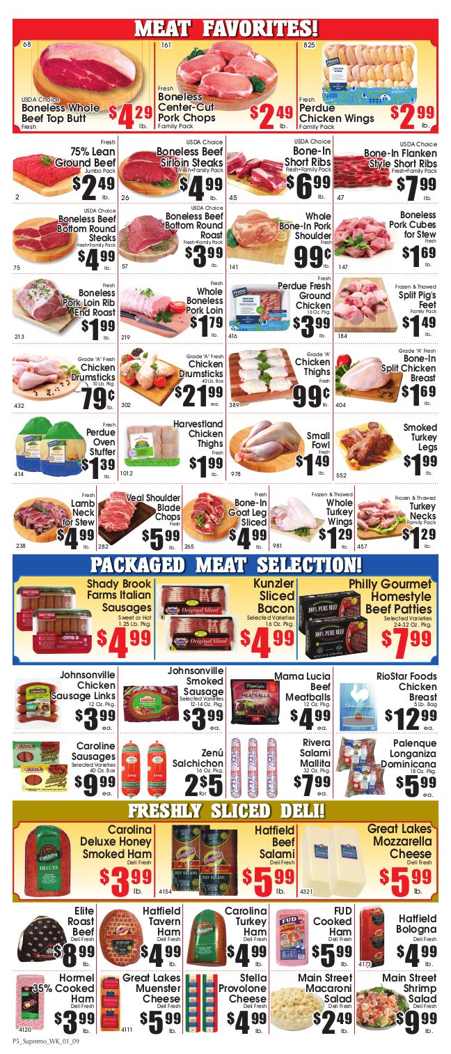 Supremo Food Market Weekly Ad Flyer January 9 to January 22, 2021