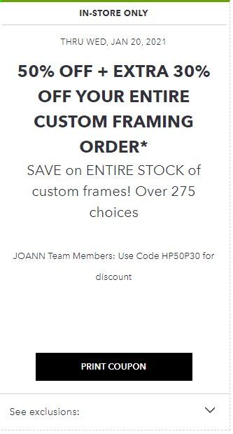 JOANN Weekly Ad Flyer January 9 to January 20