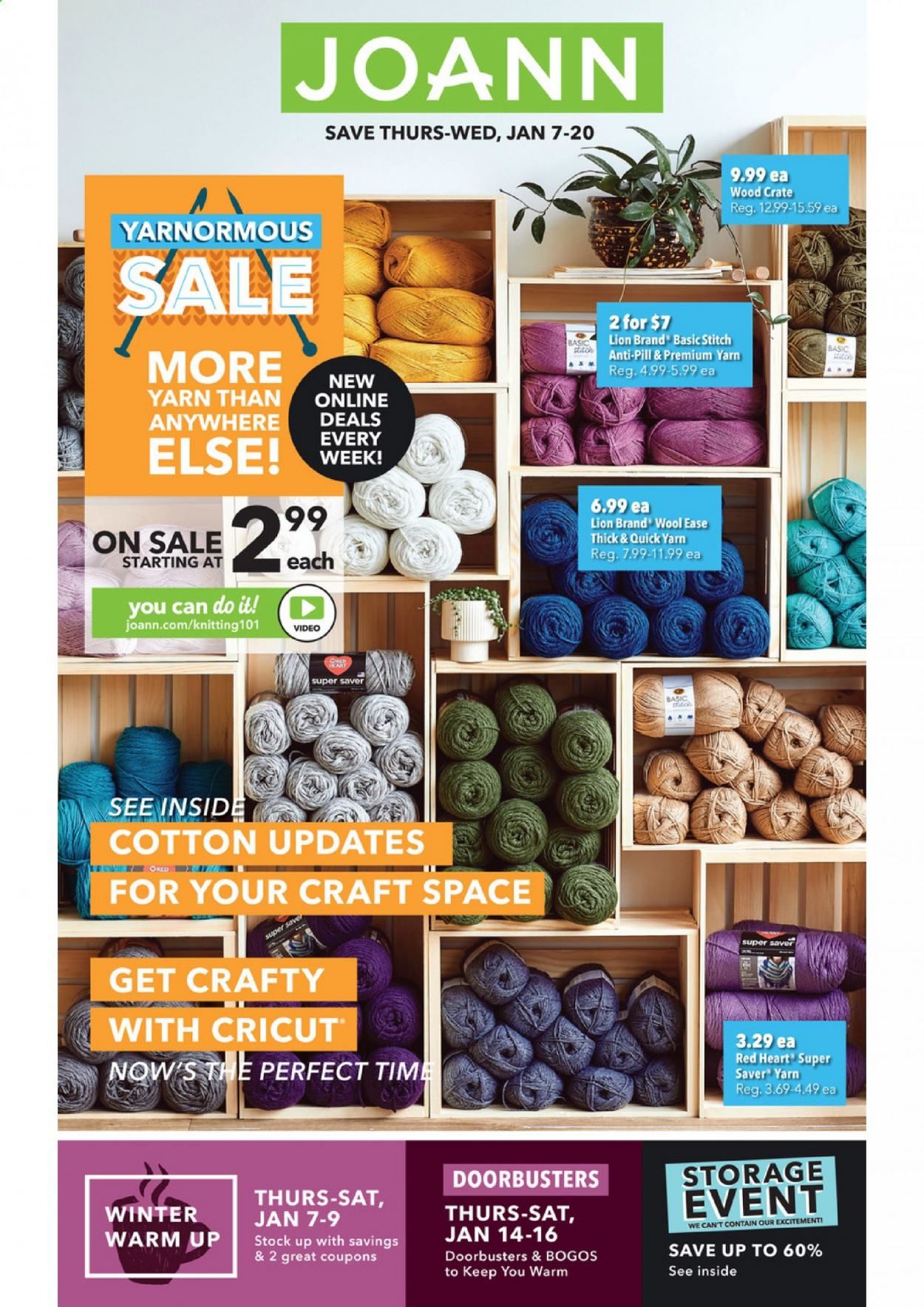 JOANN Weekly Ad Flyer January 7 to January 20