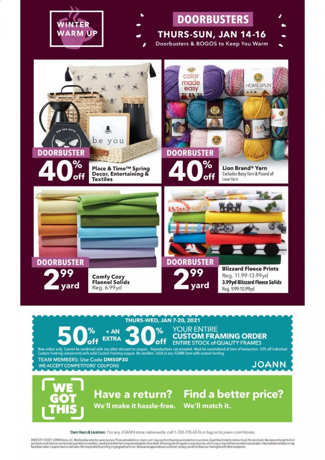 JOANN Weekly Ad Flyer January 7 to January 20