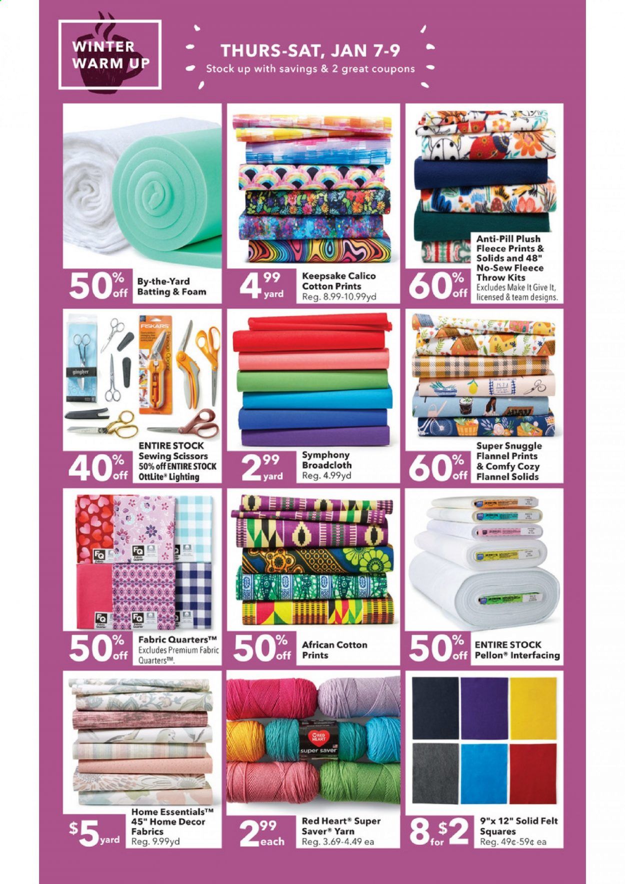 JOANN Weekly Ad Flyer January 7 to January 20