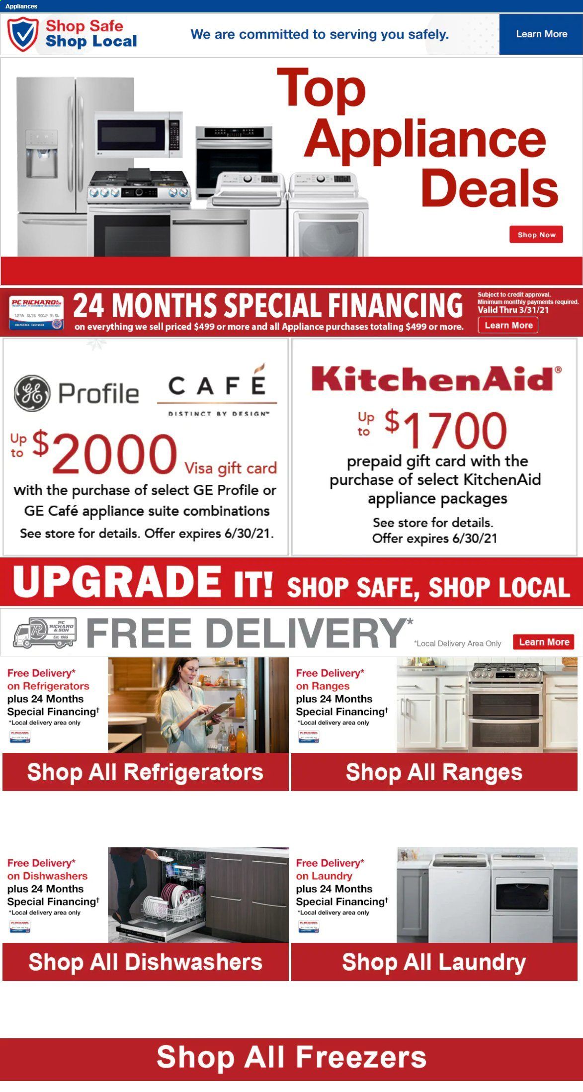 P.C. Richard & Son Weekly Ad Flyer January 9 to January 16