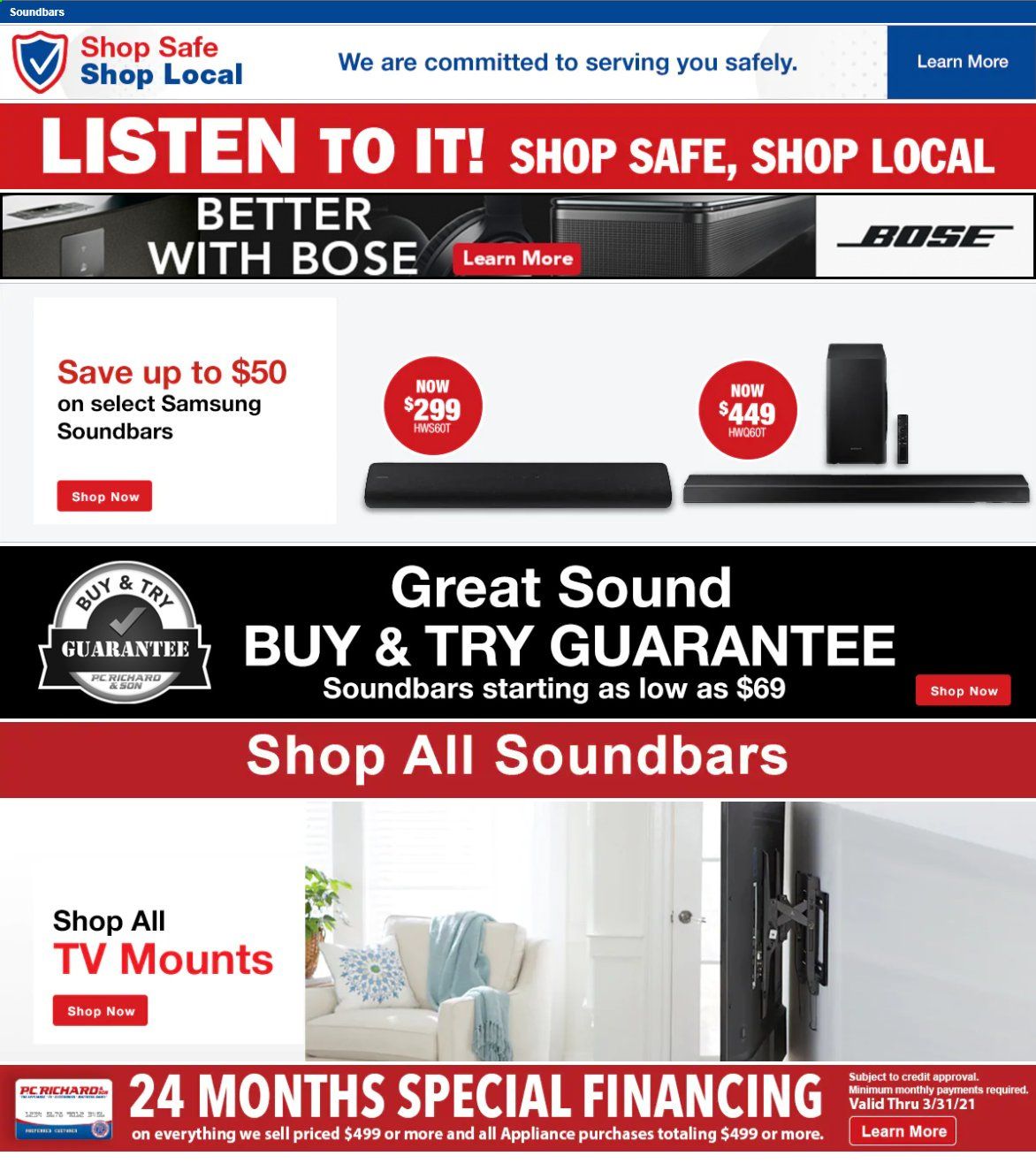 P.C. Richard & Son Weekly Ad Flyer January 9 to January 16