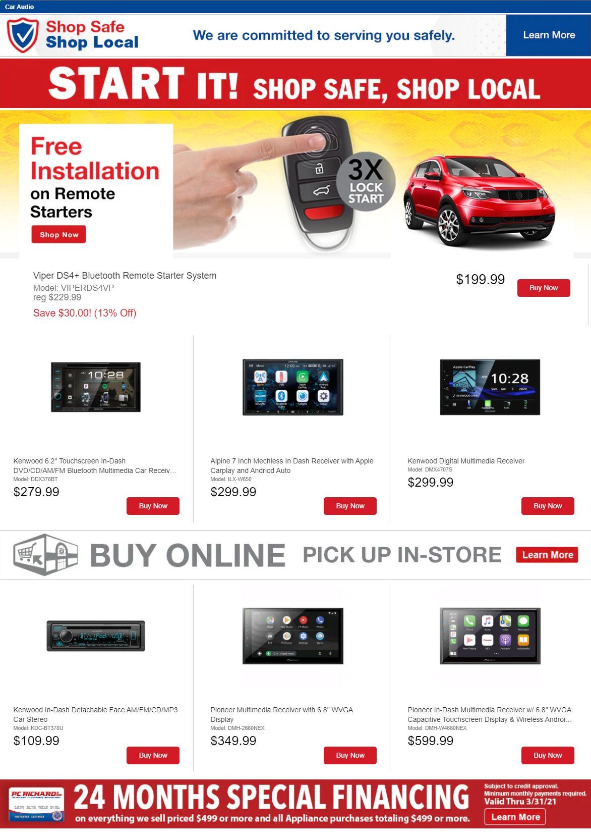 P.C. Richard & Son Weekly Ad Flyer January 9 to January 16
