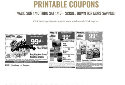 Price Chopper (CT, MA, NH, NY, PA, VT) Weekly Ad Flyer January 10 to January 16
