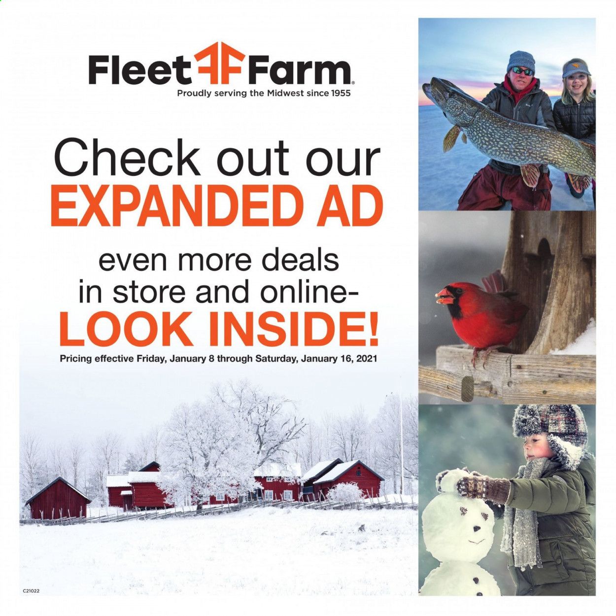 Fleet Farm Weekly Ad Flyer January 8 to January 16