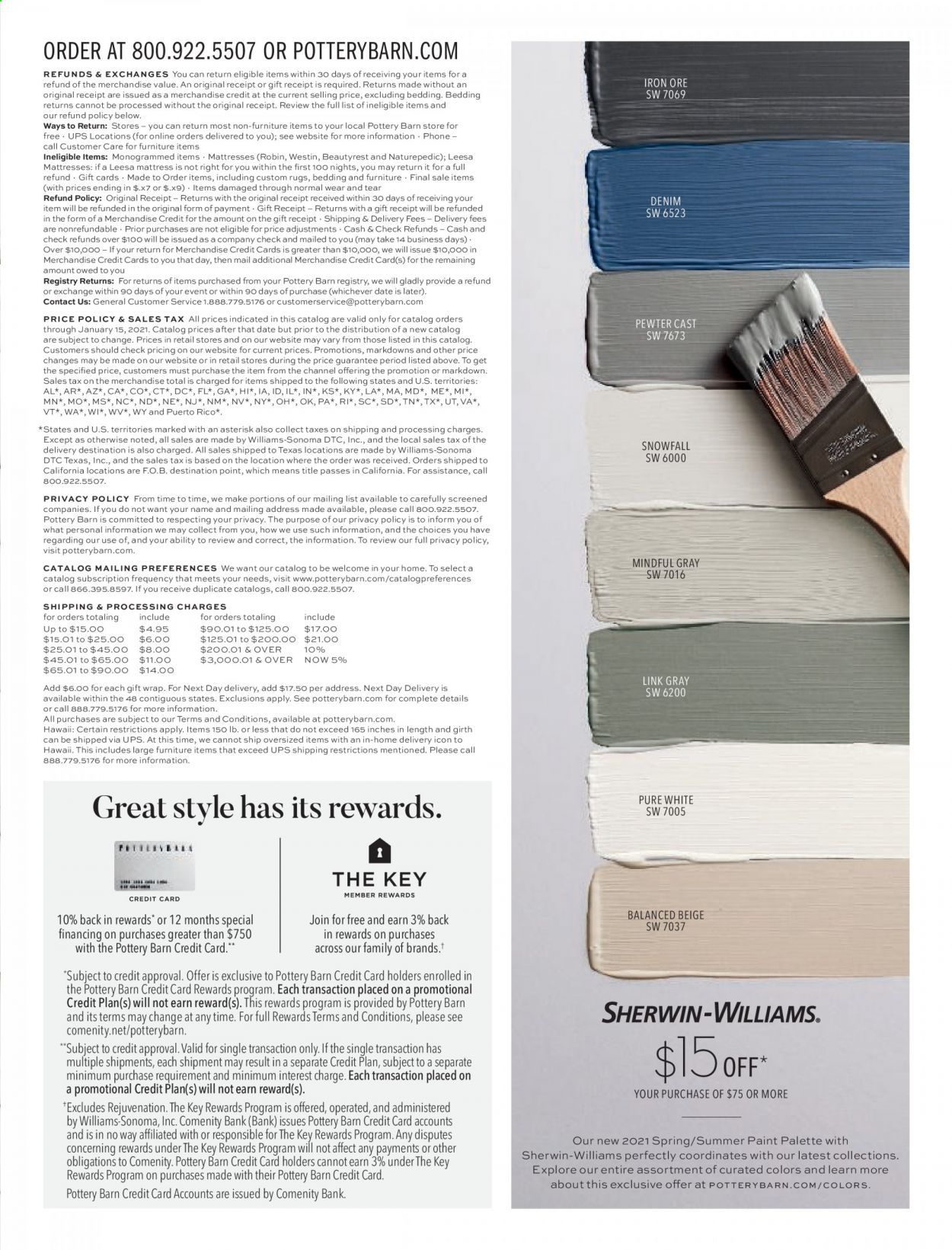 Pottery Barn Weekly Ad Flyer January 9 to January 16