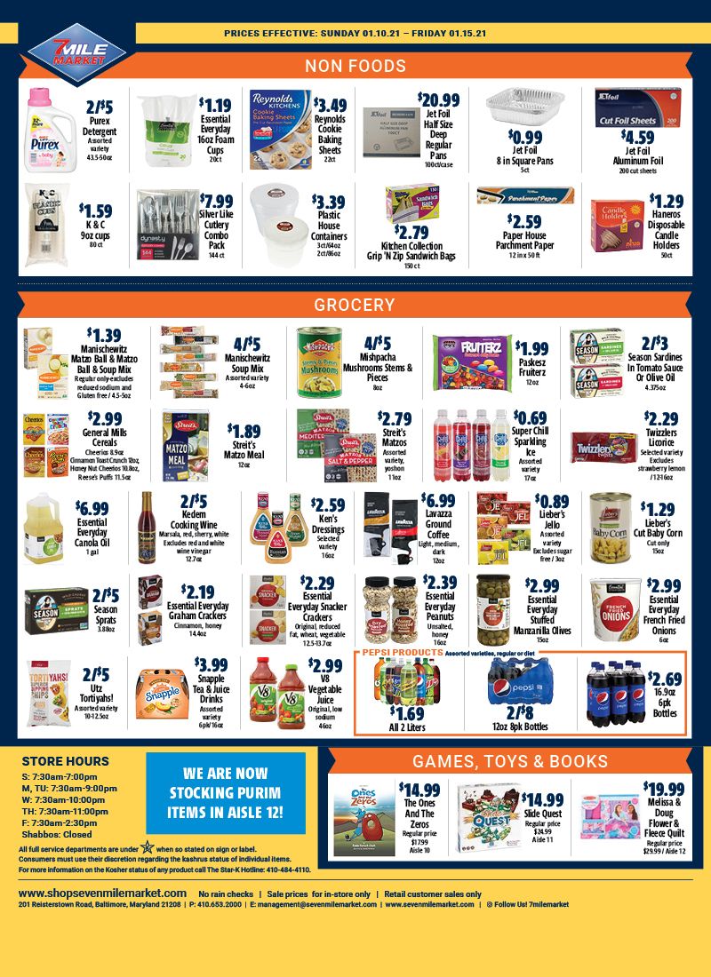 7 Mile Market Weekly Ad Flyer January 10 to January 15, 2021