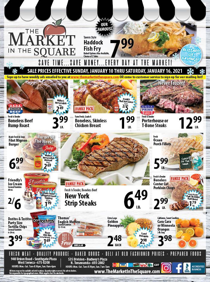 The Market In The Square Weekly Ad Flyer January 10 to January 16, 2021