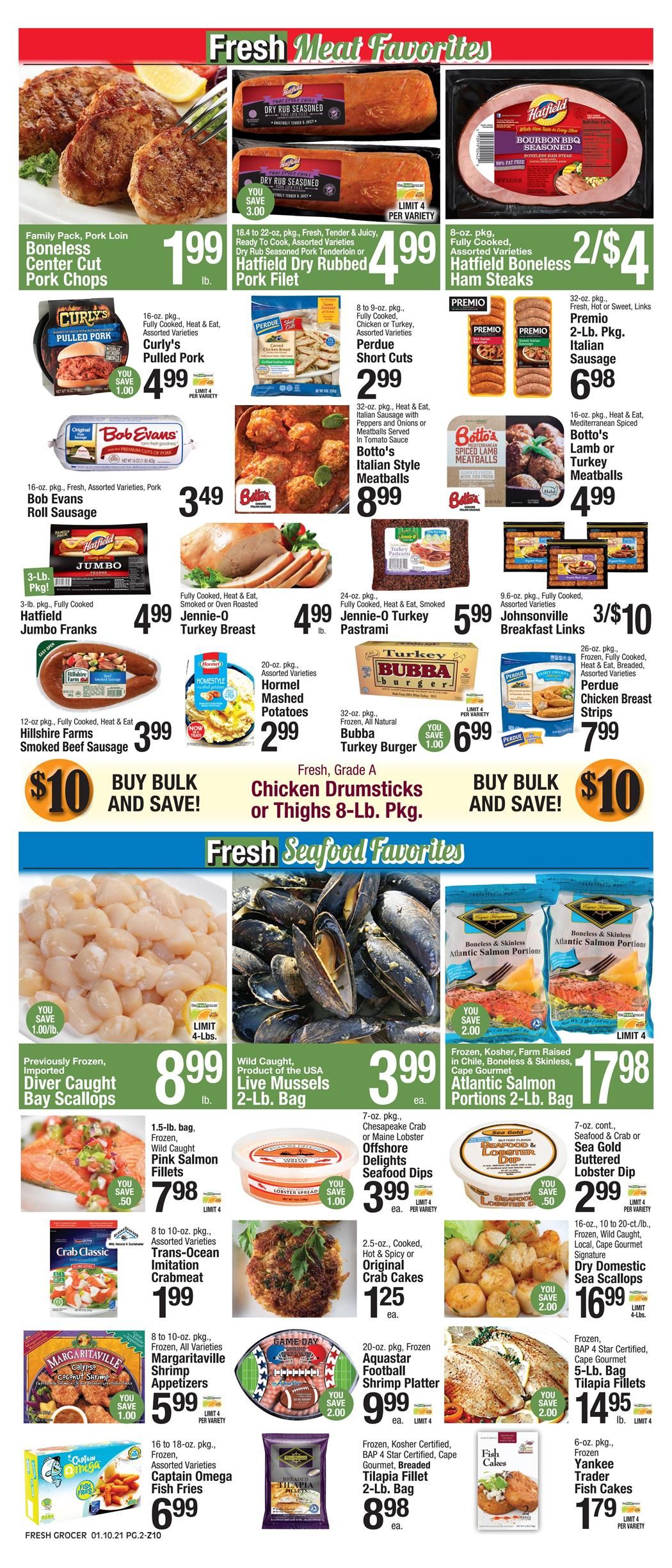 The Fresh Grocer Weekly Ad Flyer January 10 to January 16, 2021