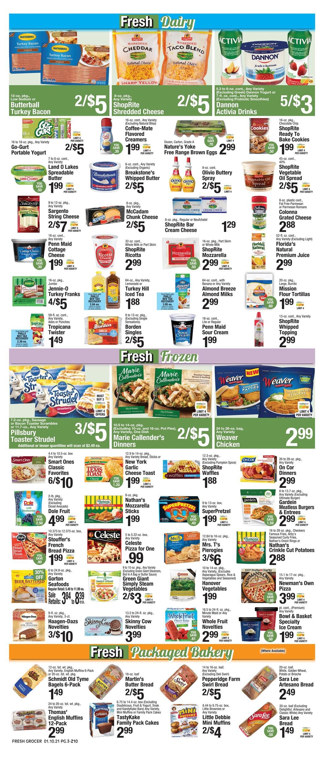 The Fresh Grocer Weekly Ad Flyer January 10 to January 16, 2021