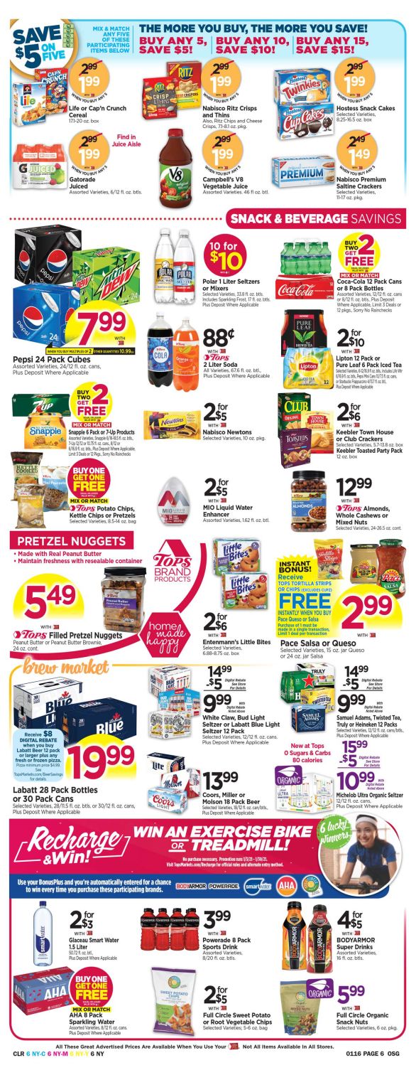 Tops Friendly Weekly Ad Flyer January 10 to January 16, 2021