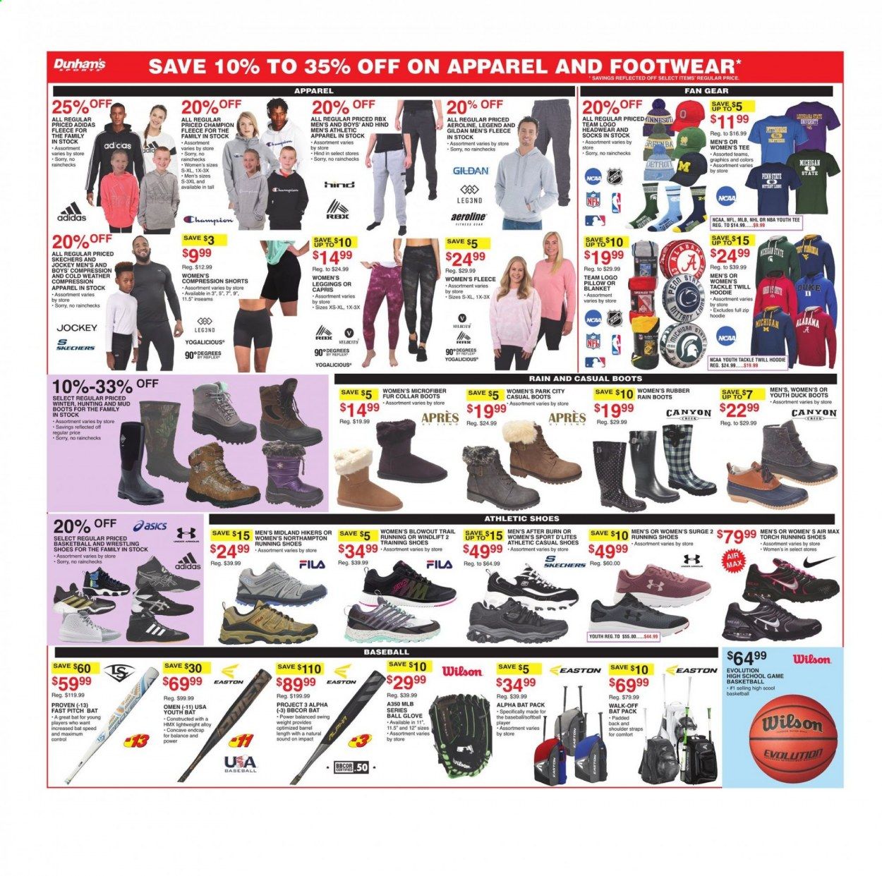 Dunham's Sports Weekly Ad Flyer January 9 to January 21