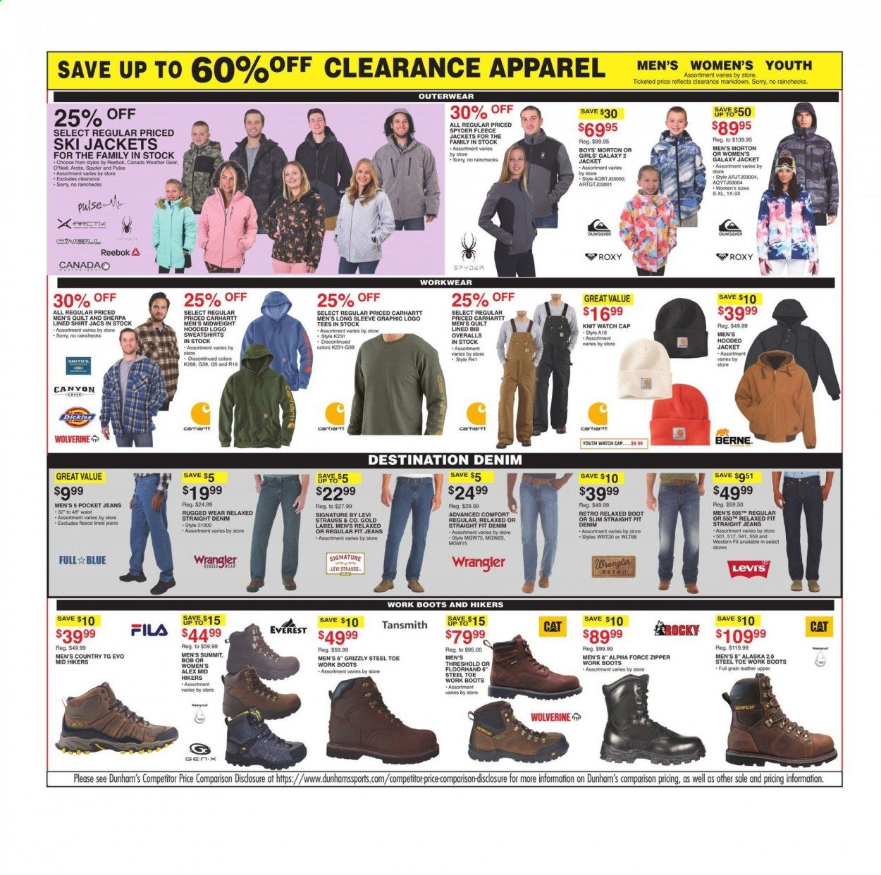 Dunham's Sports Weekly Ad Flyer January 9 to January 21