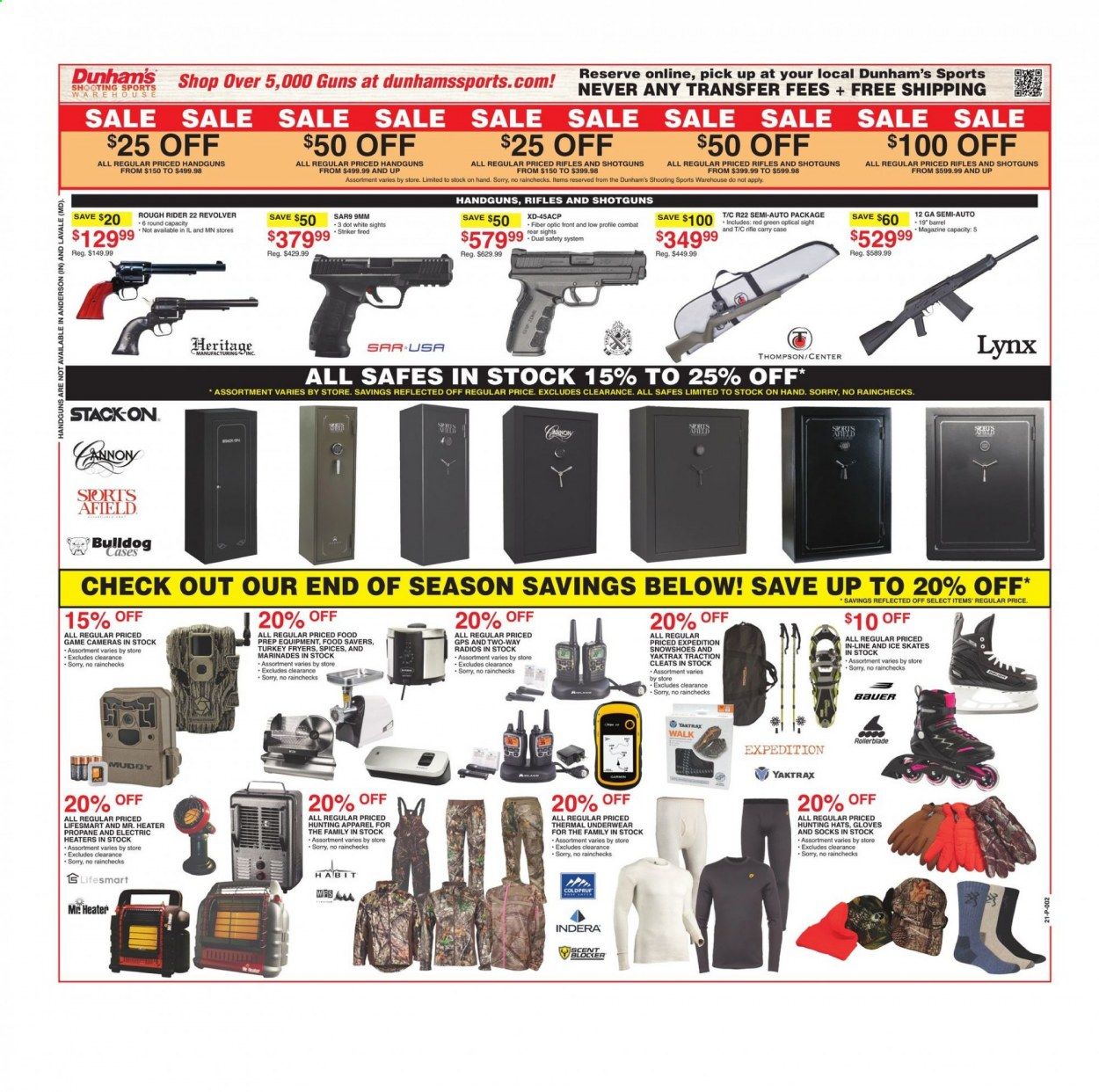 Dunham's Sports Weekly Ad Flyer January 9 to January 21