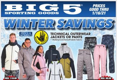 Big 5 Weekly Ad Flyer January 10 to January 16