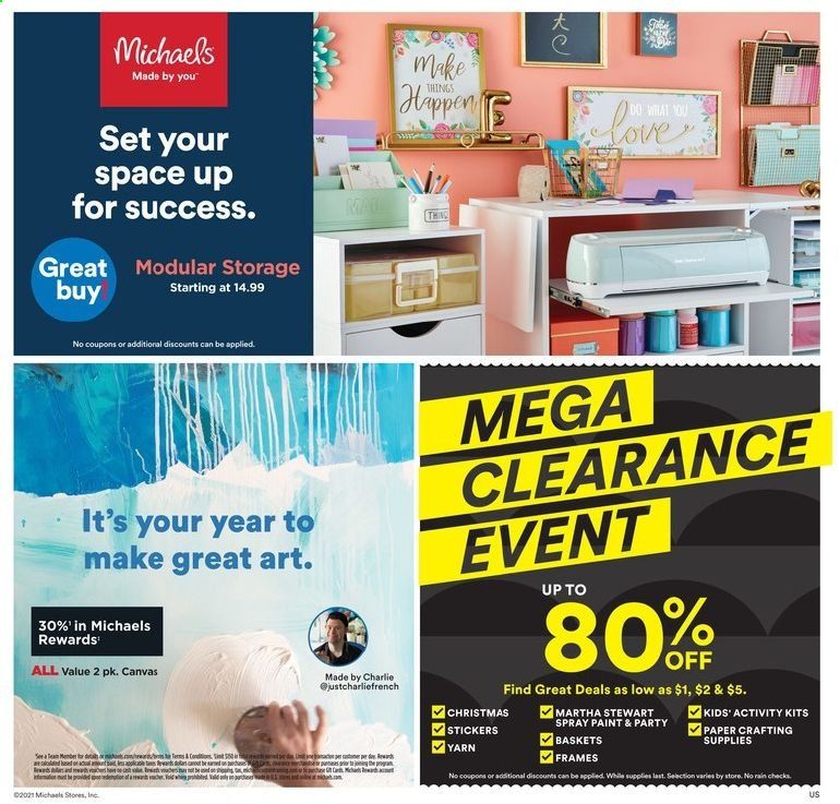 Michaels Weekly Ad Flyer January 10 to January 16