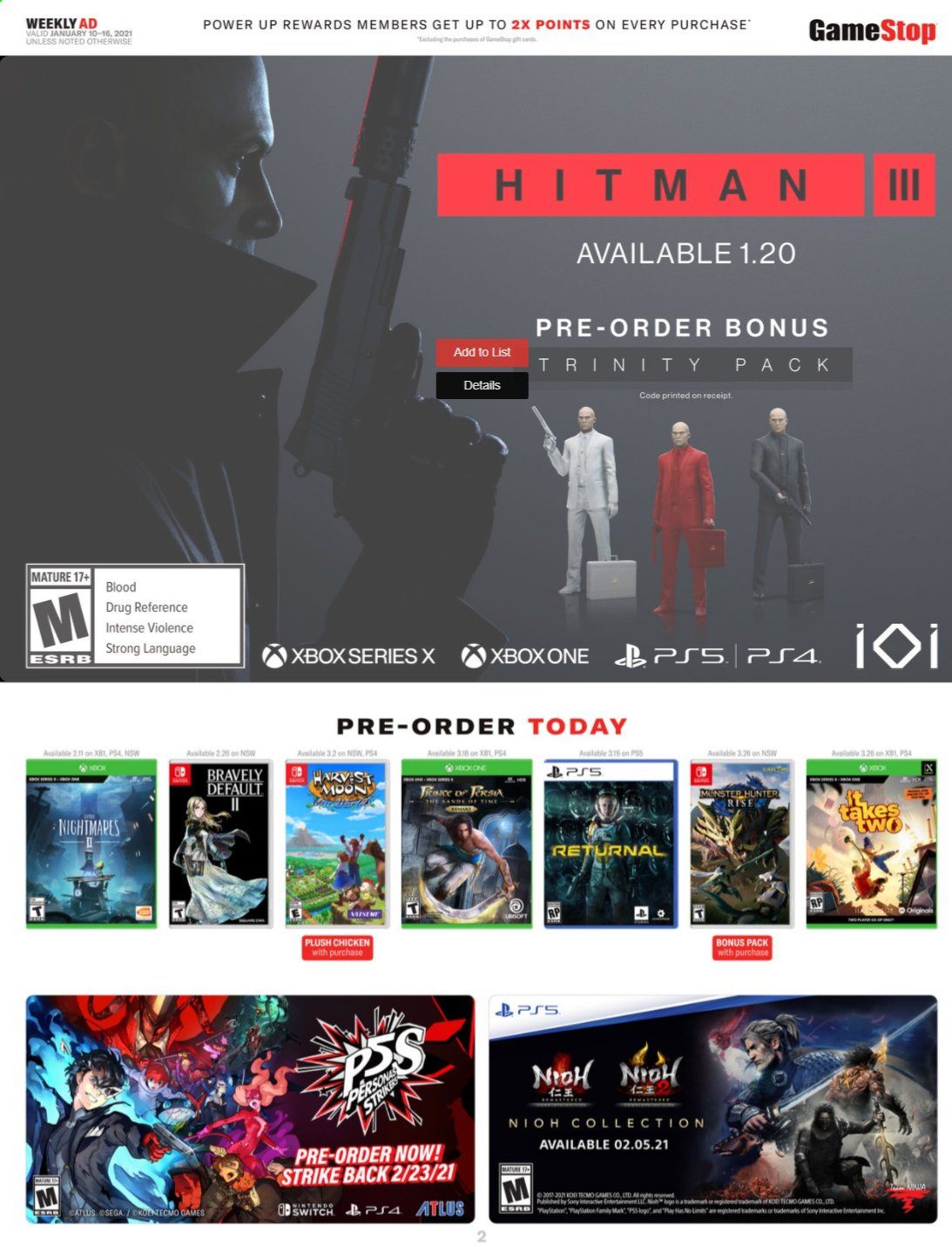 GameStop Weekly Ad Flyer January 10 to January 16