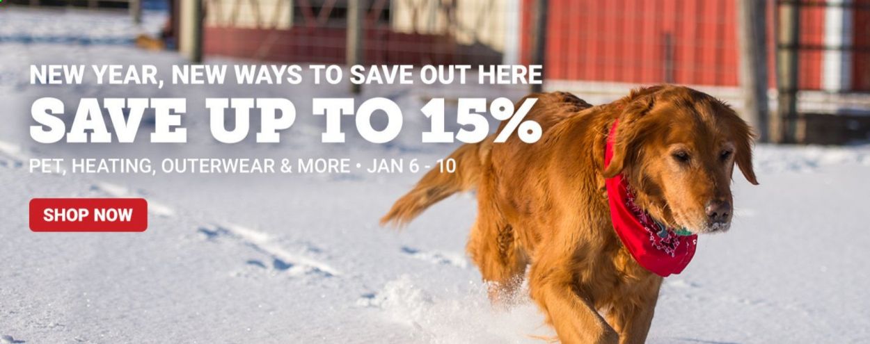 Tractor Supply Co. Weekly Ad Flyer January 6 to January 10