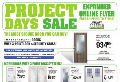 Menards Weekly Ad Flyer January 10 to January 16
