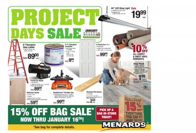Menards Weekly Ad Flyer January 10 to January 16