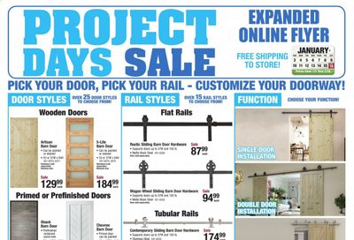 Menards Weekly Ad Flyer January 3 to January 16