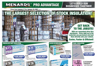 Menards Weekly Ad Flyer January 3 to January 16
