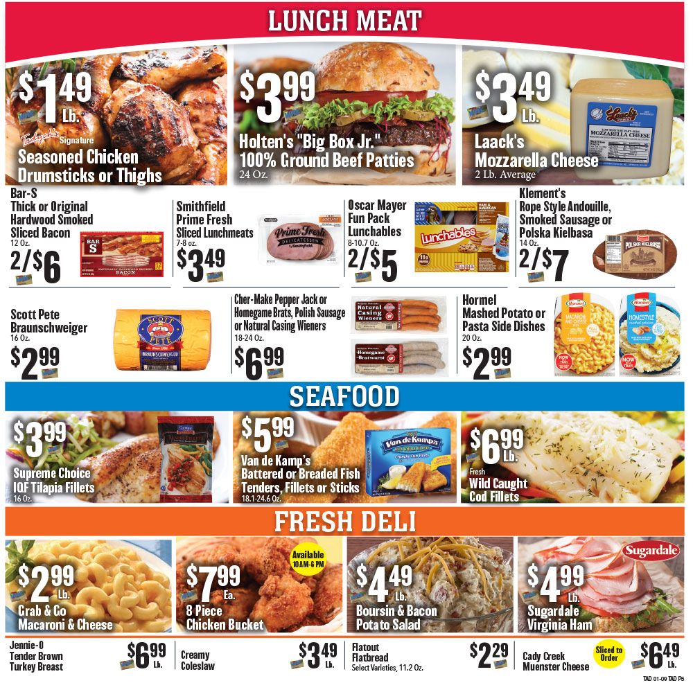 Tadych's Econofoods Weekly Ad Flyer January 11 to January 17, 2021