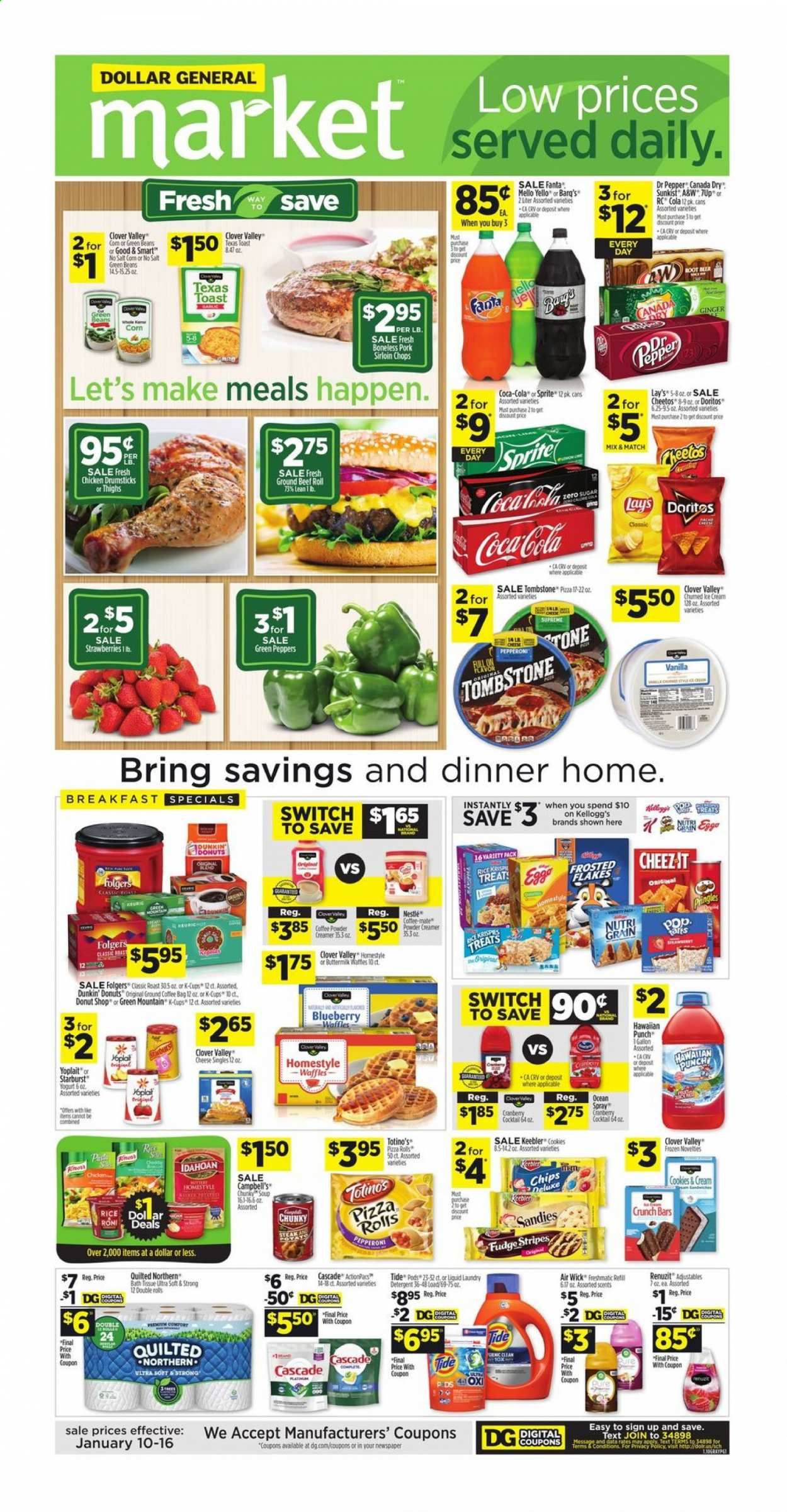 Dollar General (AL, GA, KY, LA, TN) Weekly Ad Flyer January 10 to January 16