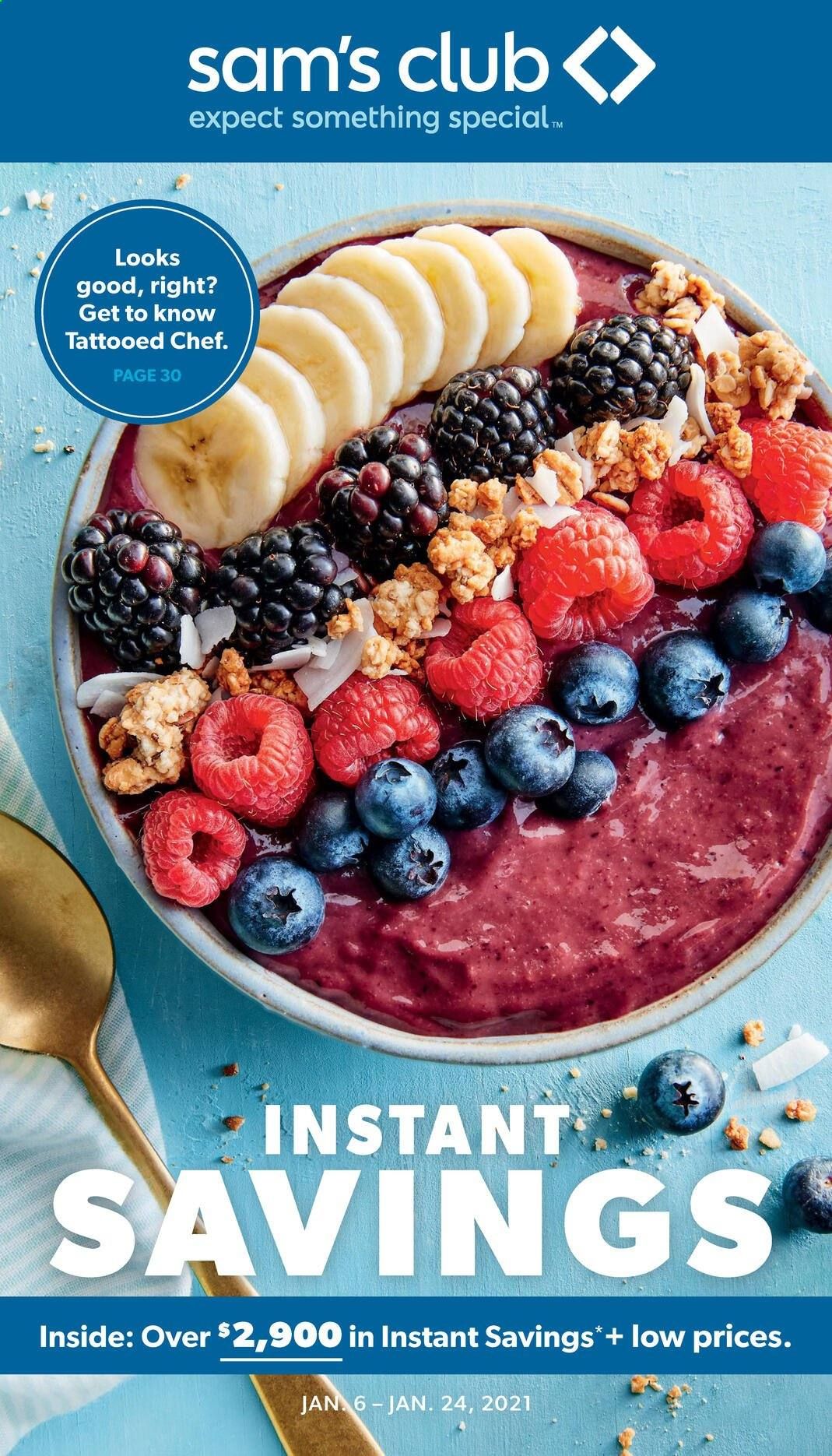 Sam's Club Weekly Ad Flyer January 6 to January 24