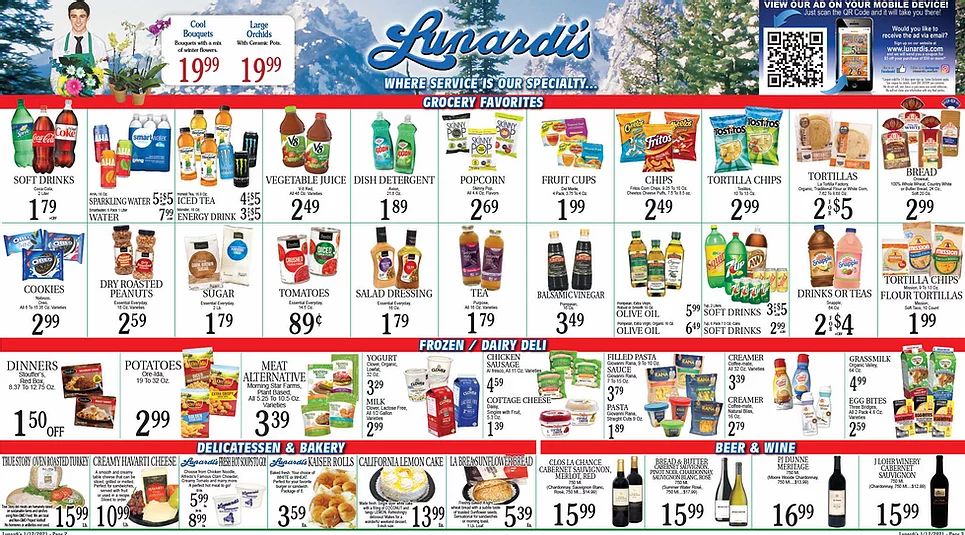 Lunardi's Weekly Ad Flyer January 12 to January 18, 2021
