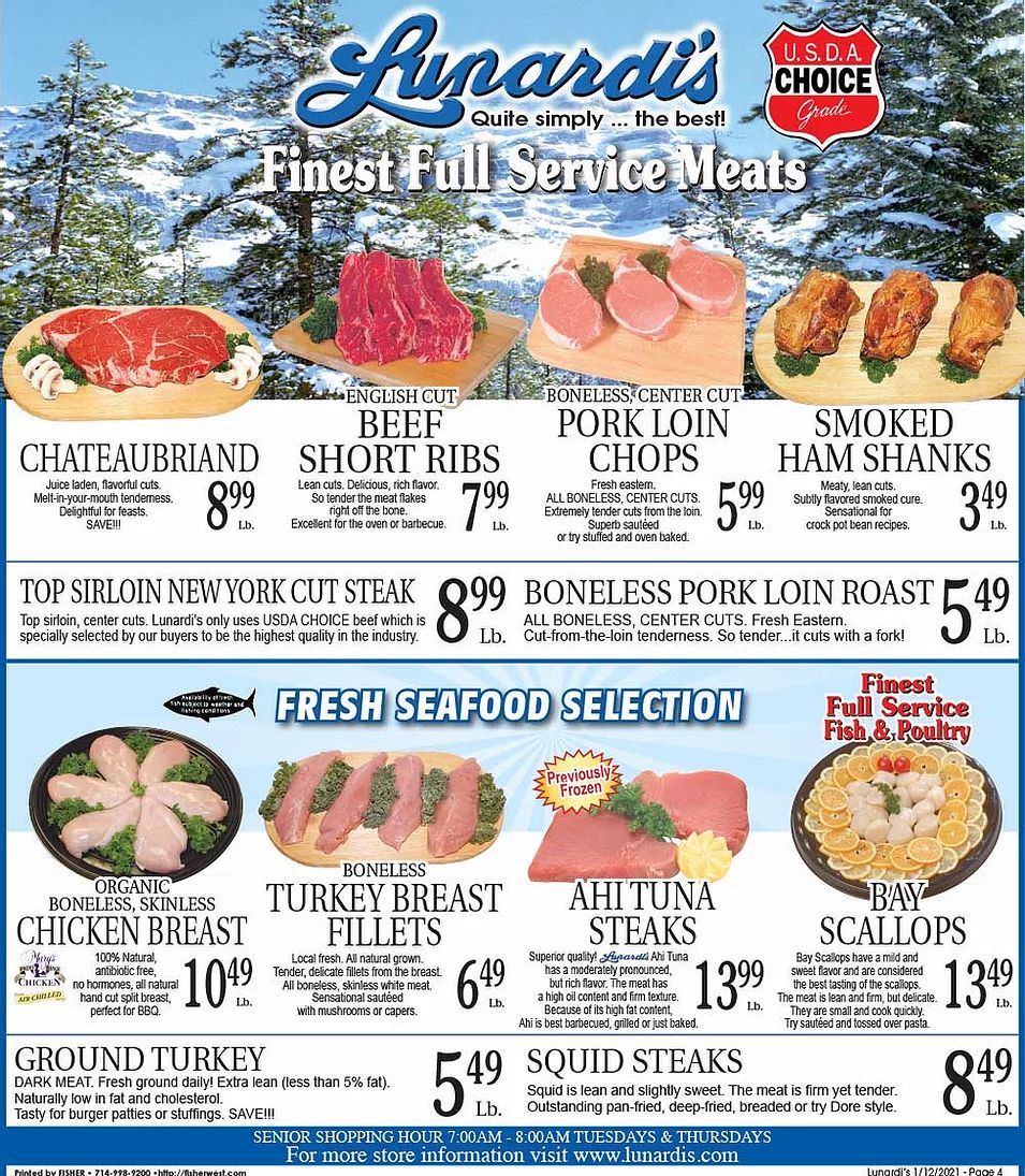Lunardi's Weekly Ad Flyer January 12 to January 18, 2021