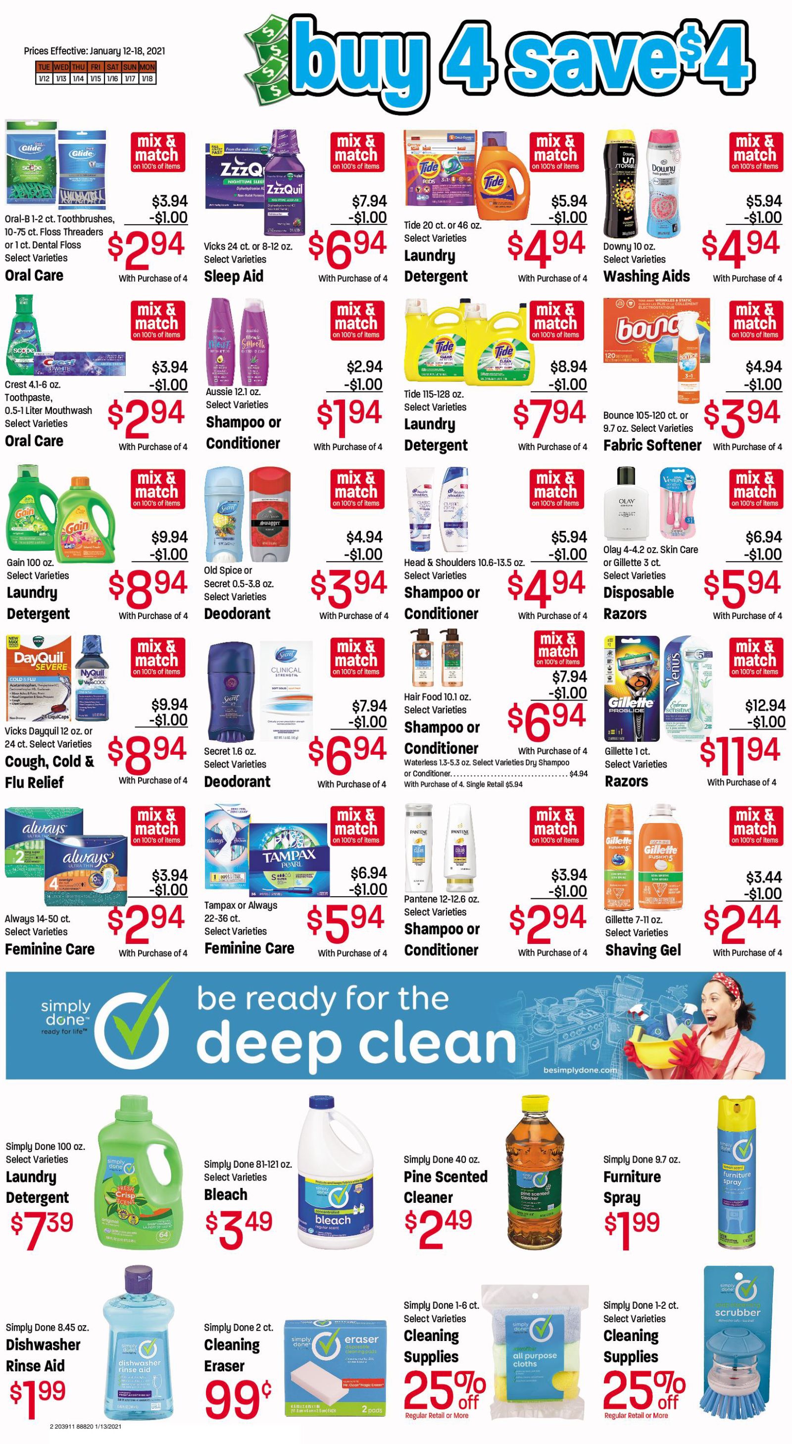 Ridley's Family Market Weekly Ad Flyer January 12 to January 18, 2021
