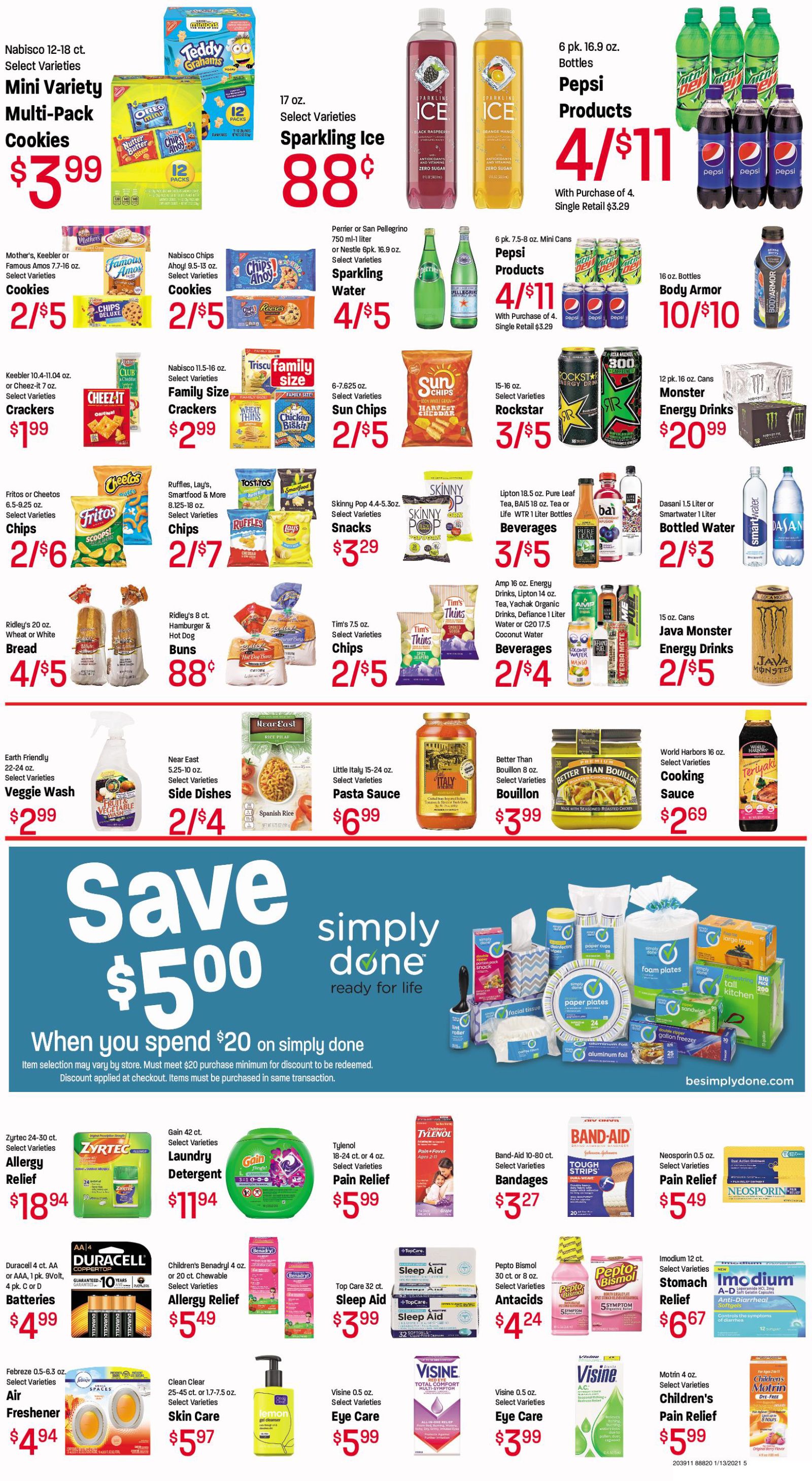Ridley's Family Market Weekly Ad Flyer January 12 to January 18, 2021
