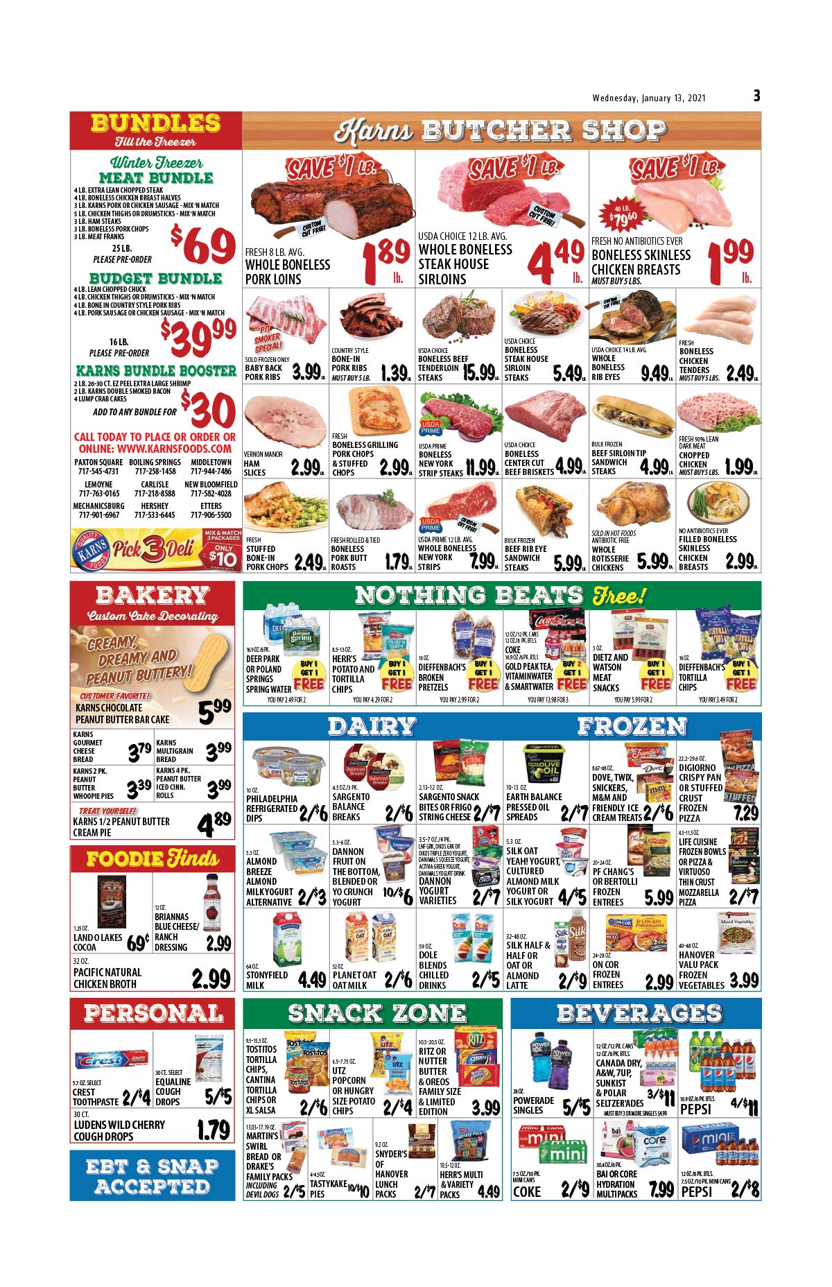 Karns Quality Foods Weekly Ad Flyer January 12 to January 18, 2021