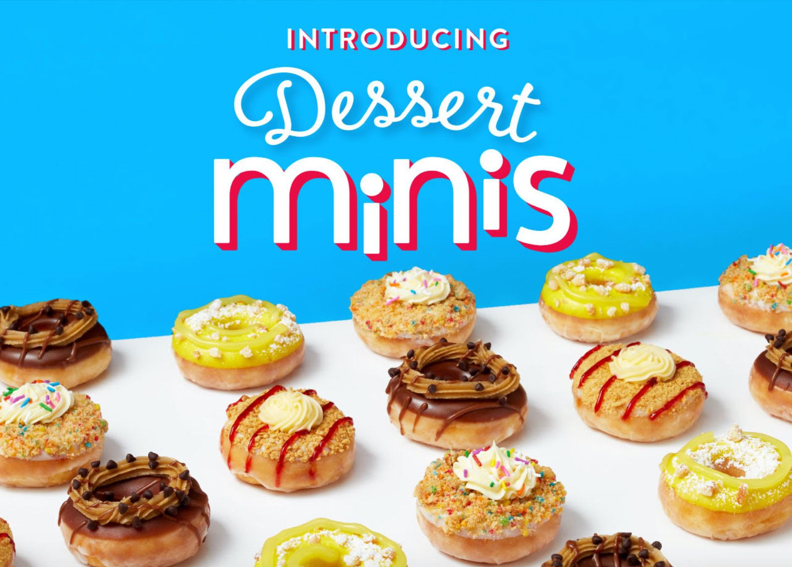 Krispy Kreme Rolls Out a New Dessert Minis Collection for a Limited Time Only