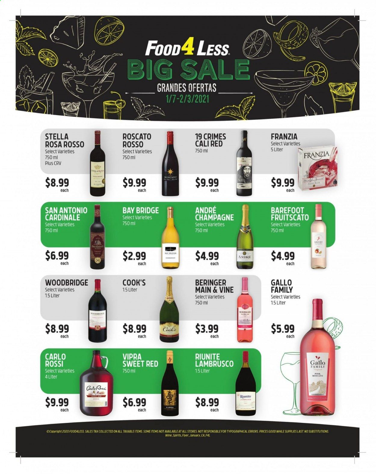 Food 4 Less (CA, IL, IN) Weekly Ad Flyer January 7 to February 3