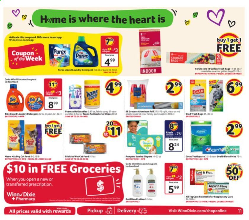 Winn Dixie (AL, FL, GA, LA, MS) Weekly Ad Flyer January 13 to January 19