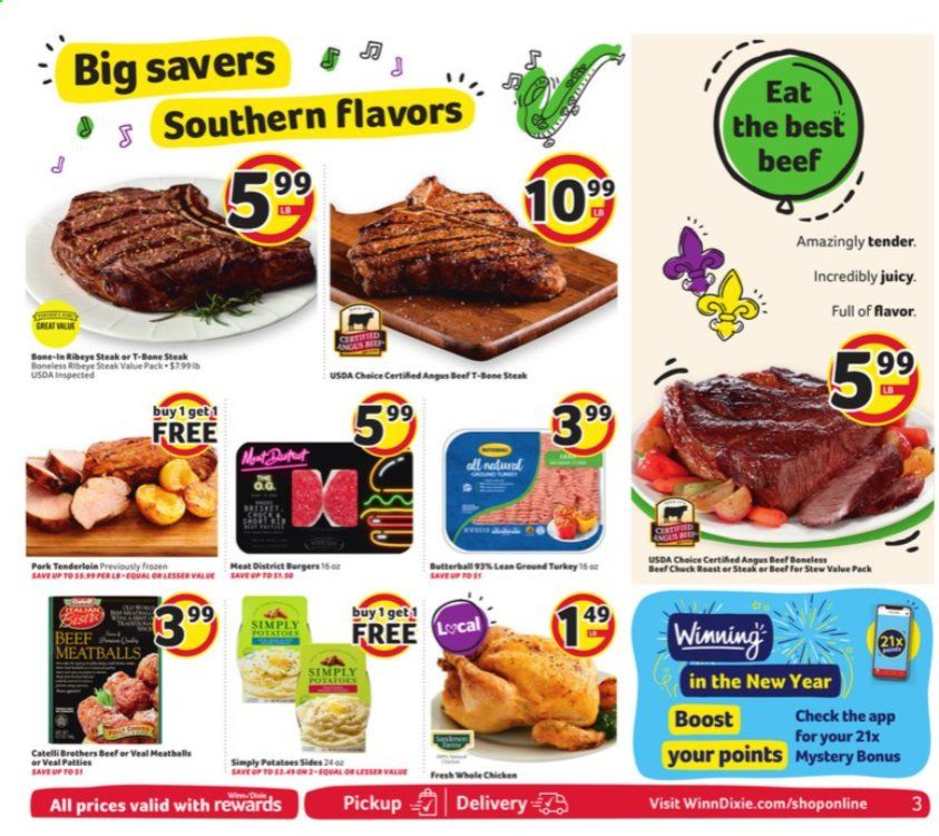 Winn Dixie (AL, FL, GA, LA, MS) Weekly Ad Flyer January 13 to January 19