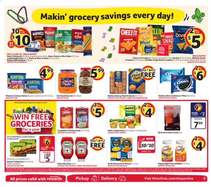 Winn Dixie (AL, FL, GA, LA, MS) Weekly Ad Flyer January 13 to January 19