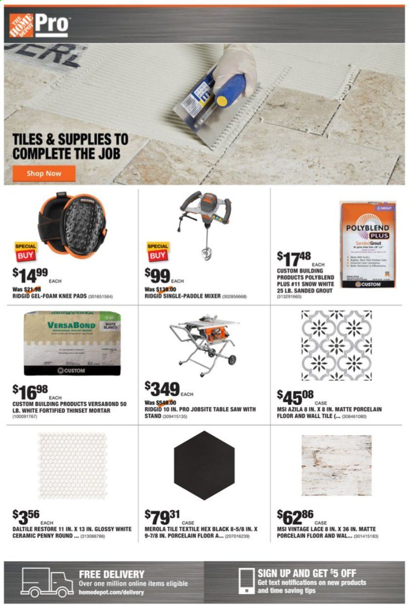 The Home Depot Weekly Ad Flyer January 11 to January 18