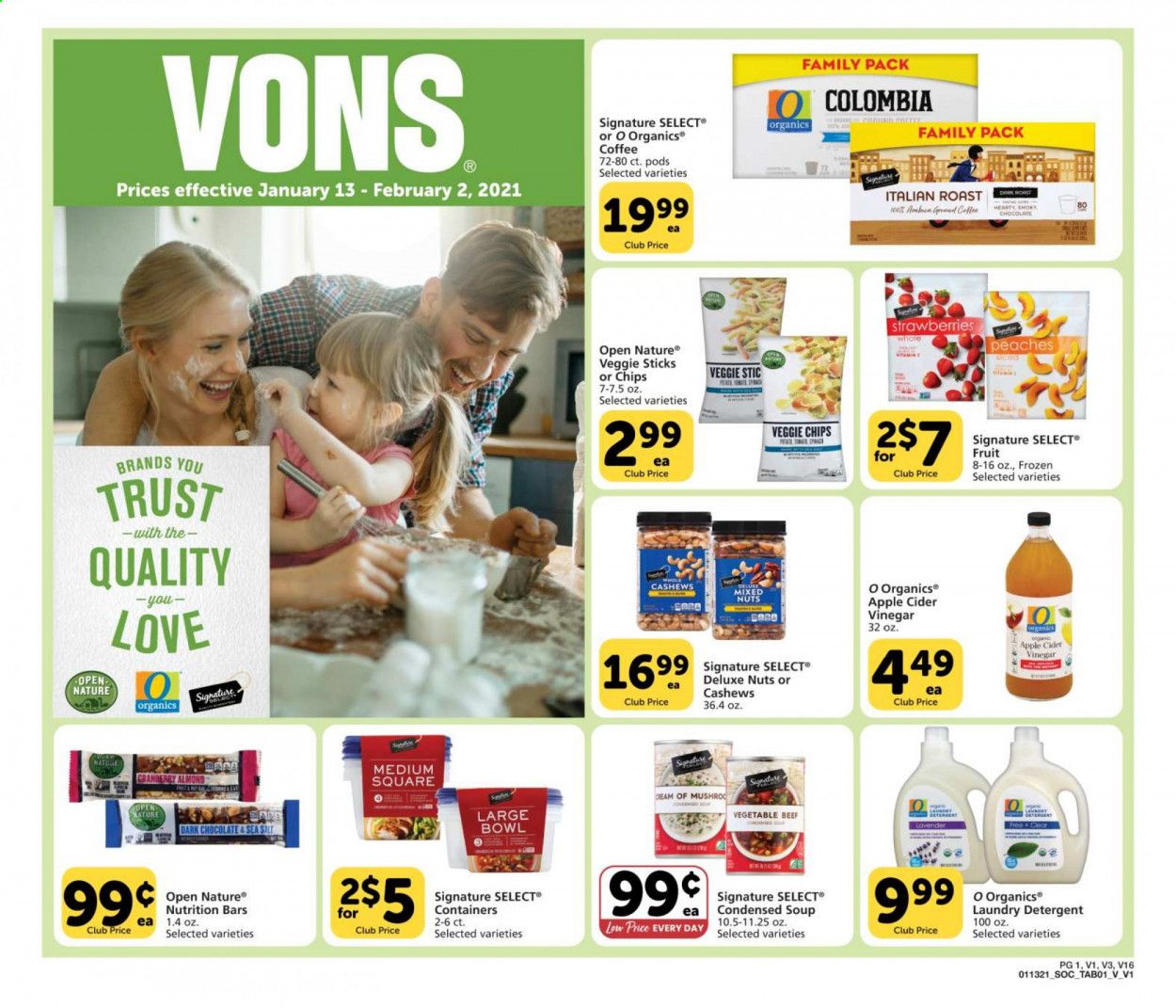 Vons (CA, NV) Weekly Ad Flyer January 13 to February 2