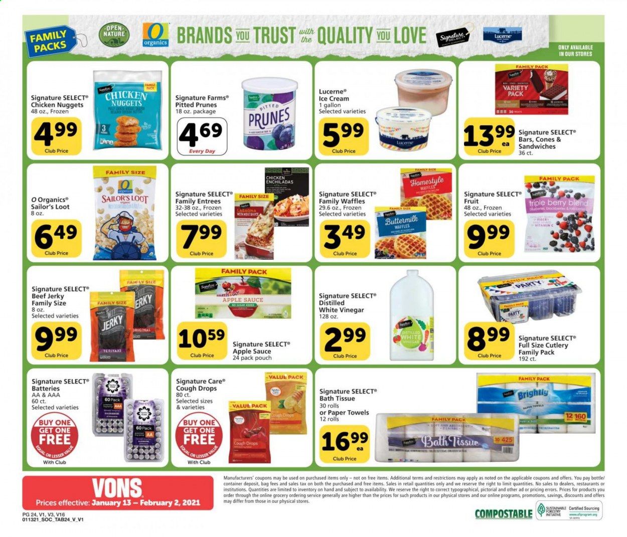 Vons (CA, NV) Weekly Ad Flyer January 13 to February 2