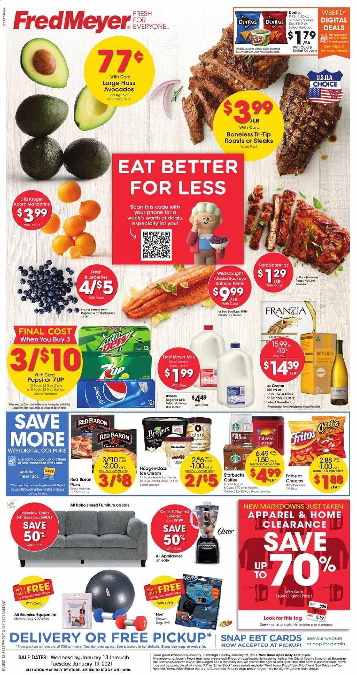 Fred Meyer (DC, DE, NJ, NY, PA, VA) Weekly Ad Flyer January 13 to January 19