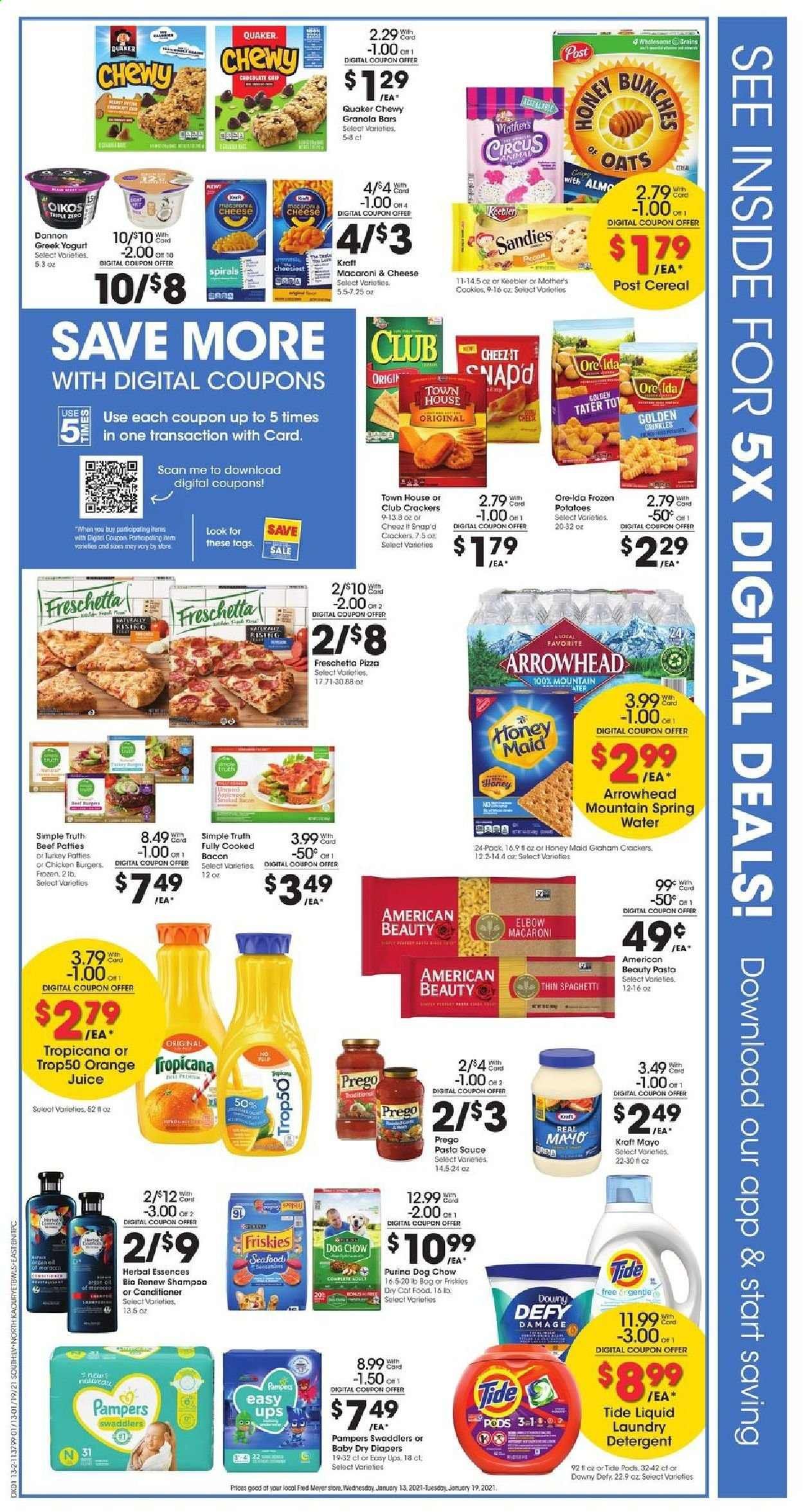 Fred Meyer (DC, DE, NJ, NY, PA, VA) Weekly Ad Flyer January 13 to January 19