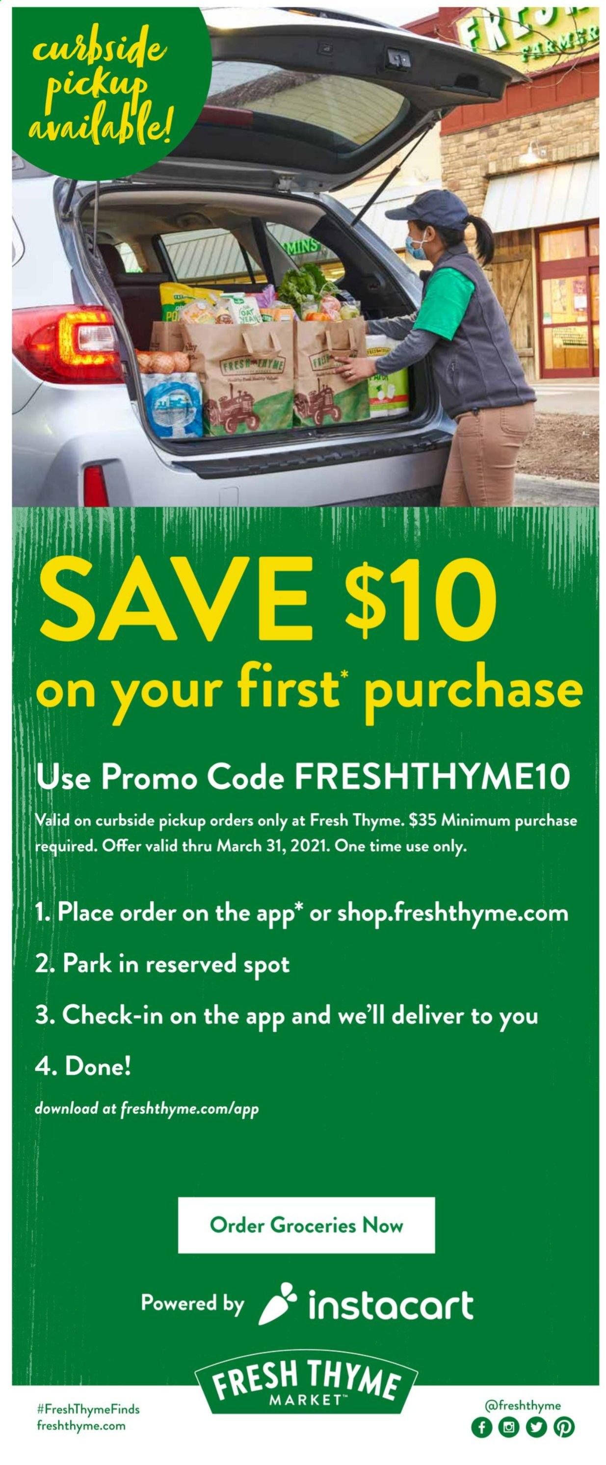 Fresh Thyme Weekly Ad Flyer January 13 to January 19