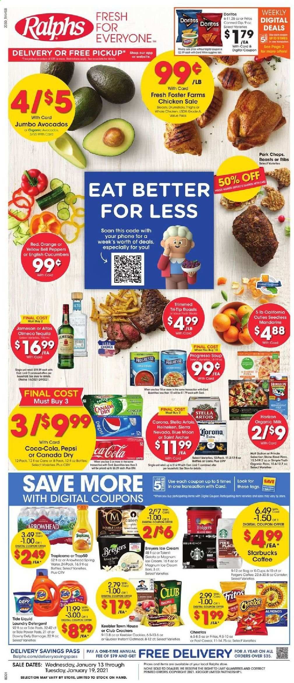 Ralphs (DC, DE, FL, GA, MD, NC, SC, VA) Weekly Ad Flyer January 13 to January 19