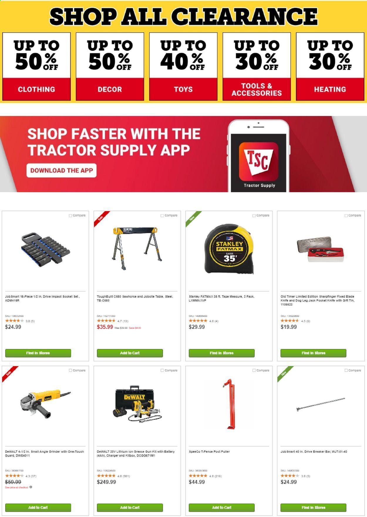 Tractor Supply Co. Weekly Ad Flyer January 12 to January 18
